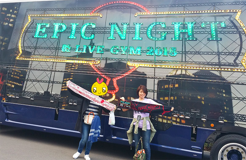 2015年EPICツアーの 横浜アリーナ初日（４/ 2)